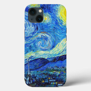 Etui iPhone 13 Nuit étoilée cool peinture Vincent Van Gogh