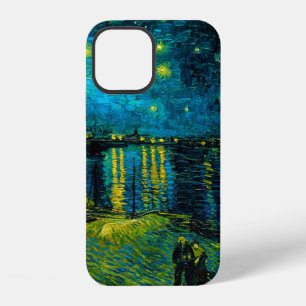 Coque iPhone 12 Nuit étoilée de Van Gogh sur le Rhône