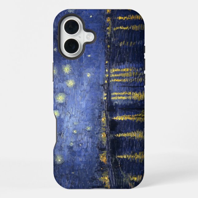 Coque iPhone Nuit étoilée sur le Rhône (Verso)