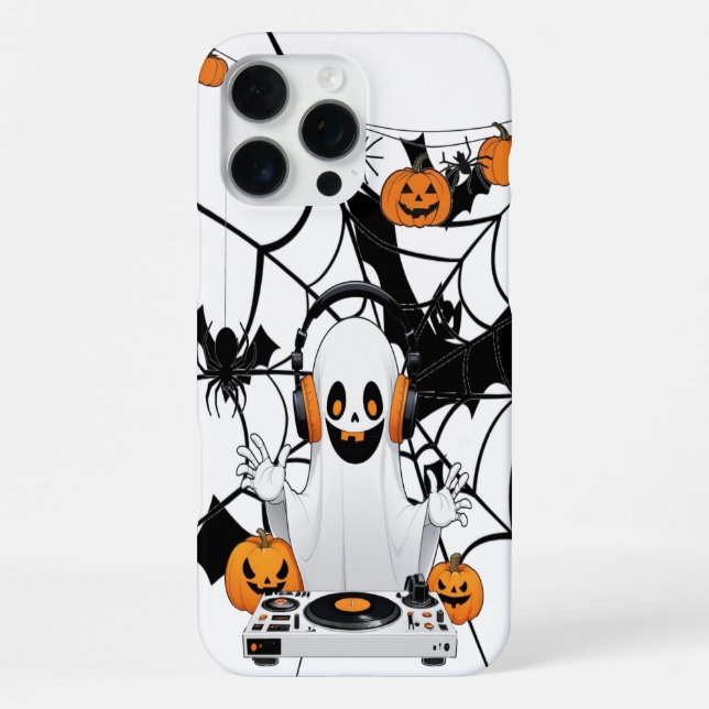 Coque iPhone Nuit fantôme effrayante (Verso)