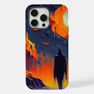 Coque iPhone 15 Pro Max Nuit moderne abstraite d'Halloween