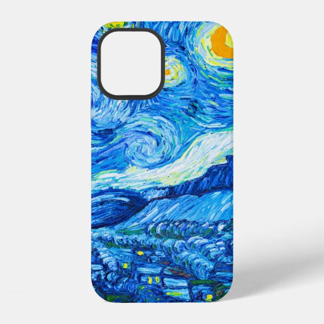 Coque iPhone Nuit Van Gogh Starry (Verso)
