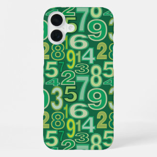 Coque iPhone 16 Plus Number pattern