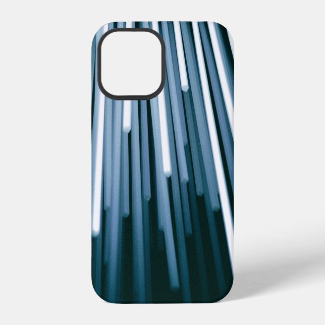 Coque iPhone Numérique blanc et noir (Verso)