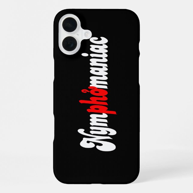 Coque iPhone Nymphomane (Verso)