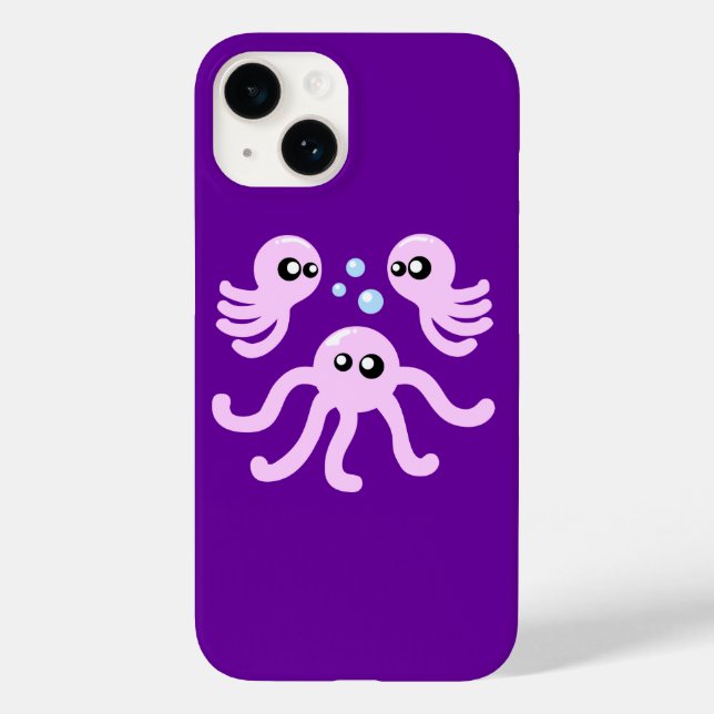 Coque iphone octopus mignon (Verso)