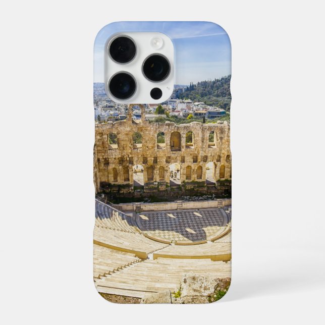 Coque iPhone Odeon antique d'Hérode Atticus – Athènes Grèce (Verso)