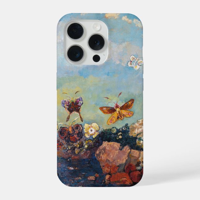 Coque iPhone Odilon Redon, Papillons,1910 (Verso)