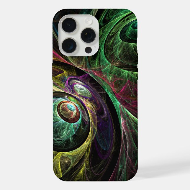 Coque iPhone OEil aux yeux Art Abstrait (Verso)