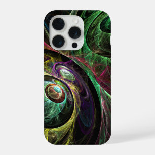 Coque iPhone 15 Pro OEil aux yeux Art Abstrait
