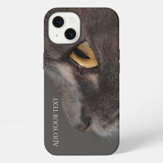 Coque iPhone Œil de chat-Macro par Shirley Taylor  (Verso)