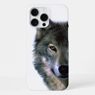 Coque iPhone 16 Pro Max Œil de Loup Gris