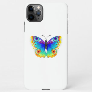 Coque iPhone 11Pro Max Oeil de paon arc-en-ciel