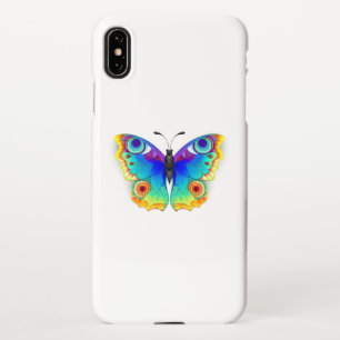 Coque iPhone XS Max Oeil de paon arc-en-ciel