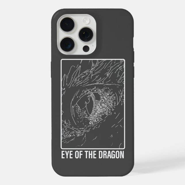 Coque iPhone OEil dragon (Verso)
