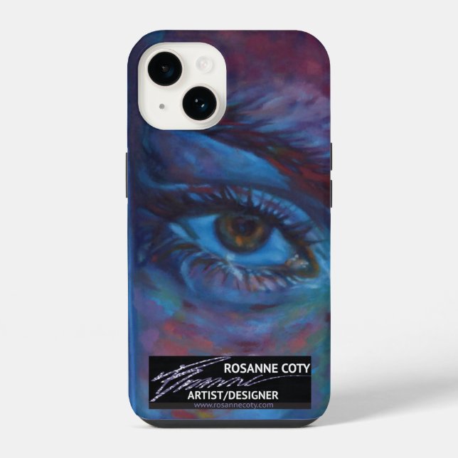 Coque iPhone Œil lunatique  (Verso)