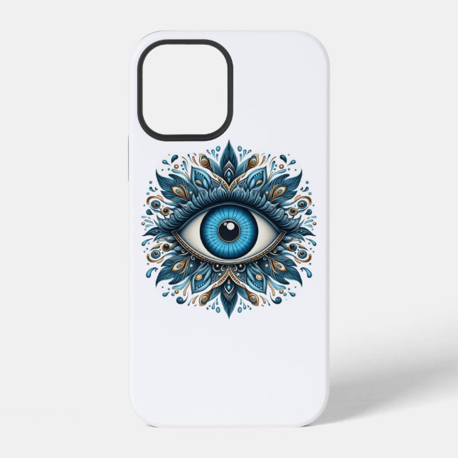 Coque iPhone Oeil malin (Verso)
