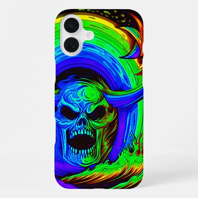 Coque iPhone Oeuvre crânienne (Verso)
