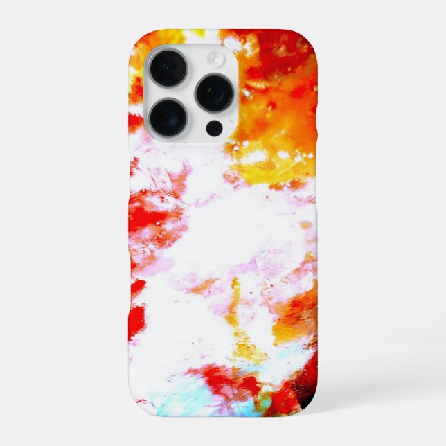 Coque iPhone Œuvre d'art abstraite créative (Verso)