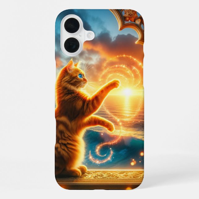 Coque iPhone Oeuvre de chat (Verso)