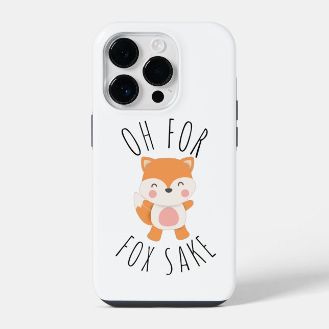 Coque iPhone Oh pour Fox Sake (Verso)