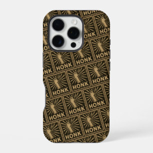 Coque iPhone 16 Pro Oie Honk Drôle de Canard Poulet Meme