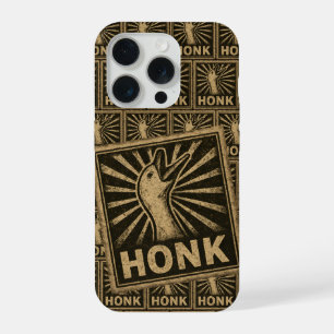 Coque iPhone 15 Pro Oie qui klaxonne Canard poulet drôle Meme