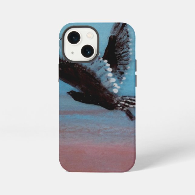 Coque iPhone Oiseau à Sunrise Art Owl (Verso)
