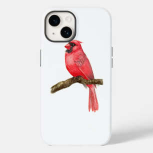 Coque Pour iPhone 14 Oiseau cardinal aquarelle