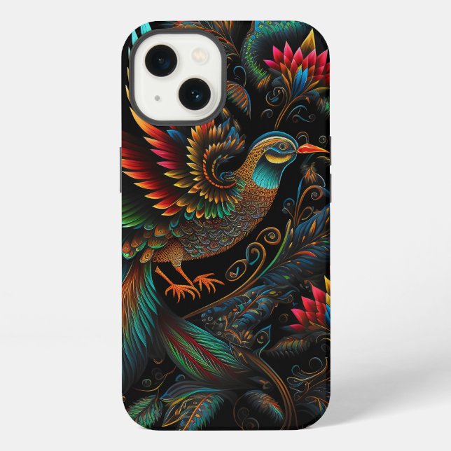 Coque iPhone Oiseau de paradis (Verso)