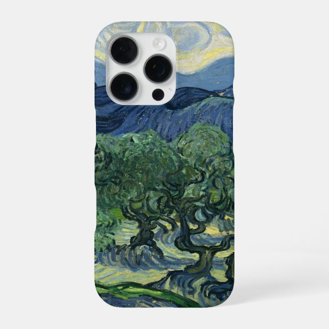Coque iPhone Olive Trees de Van Gogh (Verso)