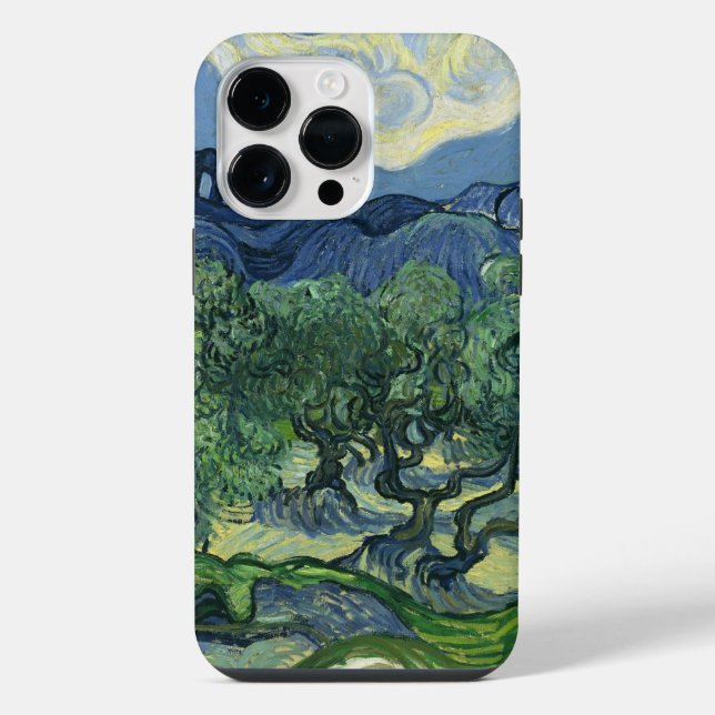 Coque iPhone Olive Trees par Van Gogh (Verso)