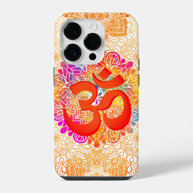 Coque iPhone Om Symbole Divin (Verso)