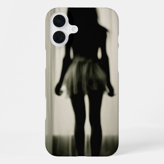 Coque iPhone Ombre dans la lumière de l'aube (Verso)
