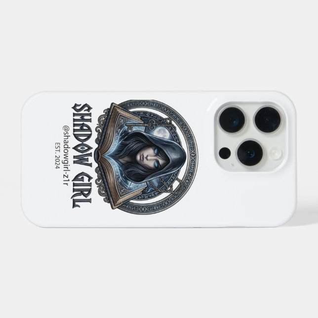 Coque iPhone ombre fille (Verso Horizontal)