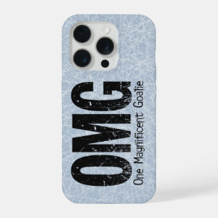 Coque iPhone 15 Pro OMG : Un gardien de but magnifique (Hockey)