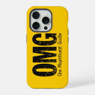 Coque iPhone 15 Pro OMG : Un gardien de but magnifique (hockey)