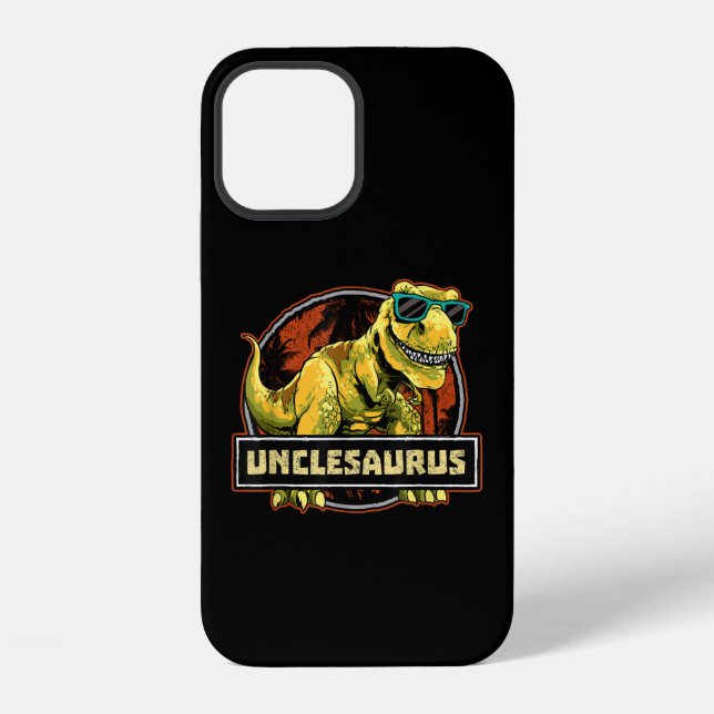 Coque iPhone Oncleasaurus T rex Oncle Saurus Dinosaure (Verso)