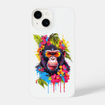 "One With The Universe" Ape iPhone 14 Coque