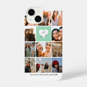 Coque Pour iPhone 14 Onze Collage photo Meilleur Ami Joyeux Anniversair