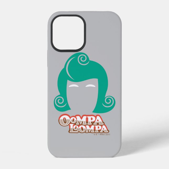 Coque iPhone Oompa Loompa Graphique de cheveux (Verso)