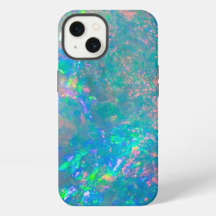 Etui iPhone 13 Opale Iridescente colorée Téléphone Abstrait