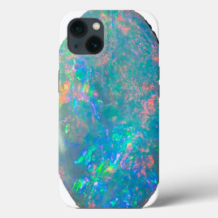 Etui iPhone 13 Opale Iridescente colorée Téléphone Abstrait