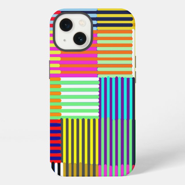 Coque iPhone Optique inspirée par Bauhaus (Verso)