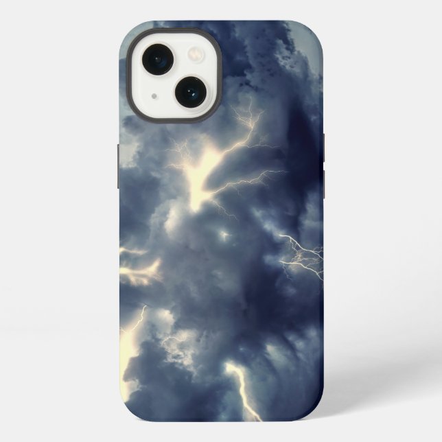 Coque iPhone Orage éclair (Verso)