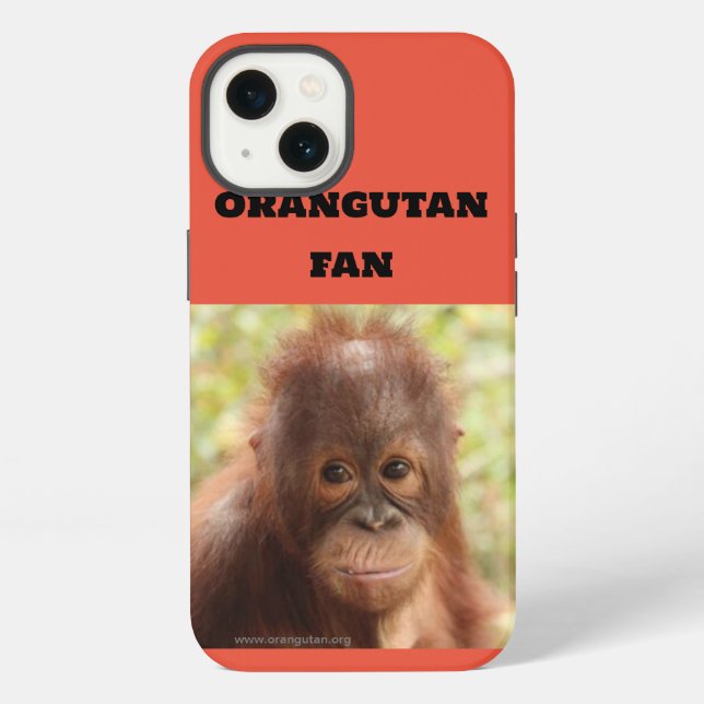 Coque iPhone Orang-outan Trudeau (Verso)
