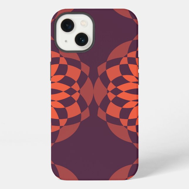 Coque iPhone Orange purple cool, unique (Verso)