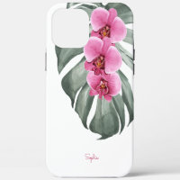 Orchidées roses chaudes Flore tropicale avec votre