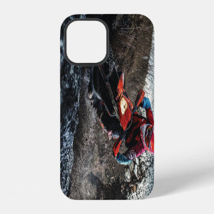 Coque iPhone 12 Oreiller de jet de motard de cross
