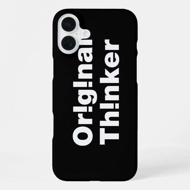 Coque iPhone Original Thinker (Verso)